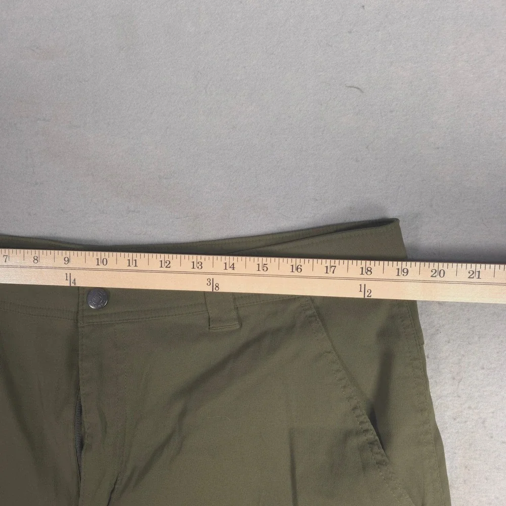 Columbia Omni Shield Mens Olive Green Hiking Outdoor Shorts Size‎ 38x10